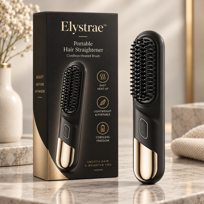 Elystrae™ – Cordless Portable Hair Straightener